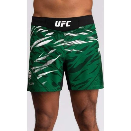 Męskie spodenki do walki UFC Fusion by Venum Authentic Fight Night - krótki krój - zielone