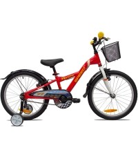Rower dziecięcy 4KIDS Speed 20" 1G, rozmiar 10" (25,5 cm), czerwony