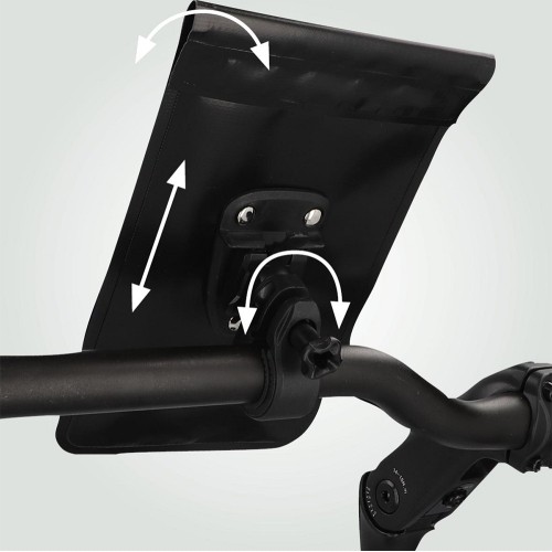 Uchwyt na telefon na kierownicę FISCHER Smartphone Dry Bag