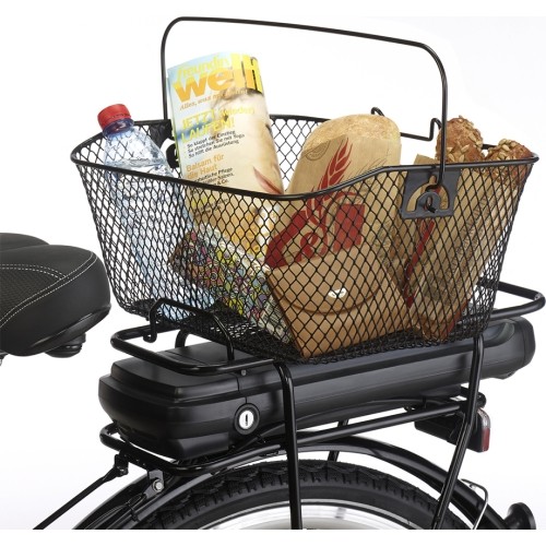 Sakwa rowerowa na bagażnik Fischer, stalowa (czarna)