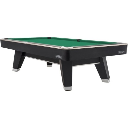 Stół bilardowy Pool Mr-Sung ACURRA by Rasson, 9 ft, matowy czarny (Strong Black), Simonis 760 gelbgrün