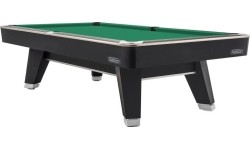 Stół bilardowy Pool Mr-Sung ACURRA by Rasson, 9 ft, matowy czarny (Strong Black), Simonis 760 gelbgrün