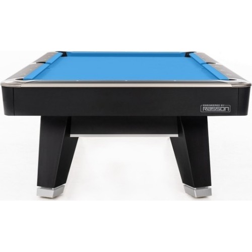 Stół bilardowy Pool Mr-Sung ACURRA by Rasson, 9 ft, matowy czarny (Strong Black), Simonis 760 gelbgrün
