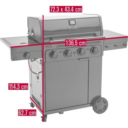 Dujinis grilis Char-Broil Essential 4G