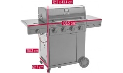 Dujinis grilis Char-Broil Essential 4G