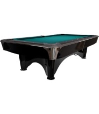 Stół bilardowy, Pool, Dynamic IV, czarny błyszczący, 8 stóp, Simonis 760 niebieskozielony