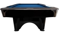 Stół bilardowy, Pool, Dynamic IV, czarny błyszczący, 8 stóp, Simonis 760 niebieskozielony
