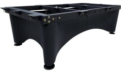 Stół bilardowy, Pool, Dynamic IV, czarny błyszczący, 8 stóp, Simonis 760 niebieskozielony