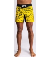 Męskie spodenki do walki UFC Fusion by Venum Authentic Fight Night - krótki krój - żółte