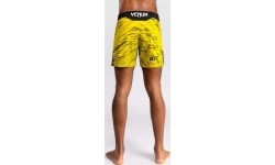 Męskie spodenki do walki UFC Fusion by Venum Authentic Fight Night - krótki krój - żółte