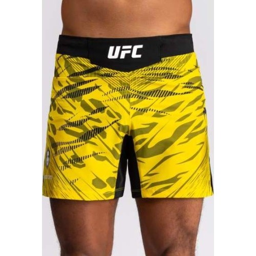 Męskie spodenki do walki UFC Fusion by Venum Authentic Fight Night - krótki krój - żółte