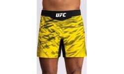 Męskie spodenki do walki UFC Fusion by Venum Authentic Fight Night - krótki krój - żółte