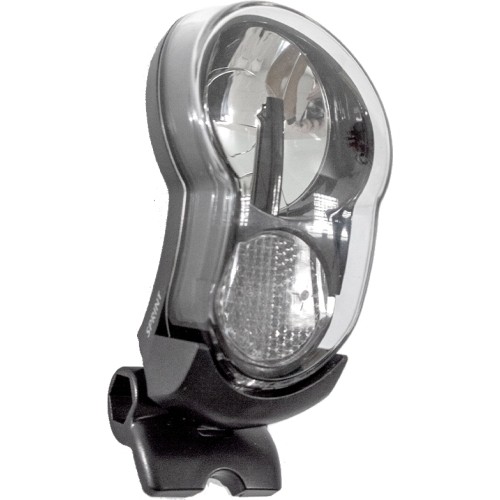 Lampka przednia dynamo AXA Sprint LED 100 LM do widelca SR Suntour, 2 styki
