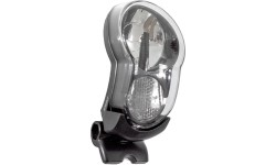 Lampka przednia dynamo AXA Sprint LED 100 LM do widelca SR Suntour, 2 styki