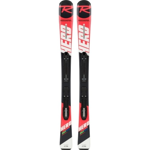 Narty zjazdowe Rossignol Hero JR 100-130 Kid-X + Kid 4 GW B76 czarne