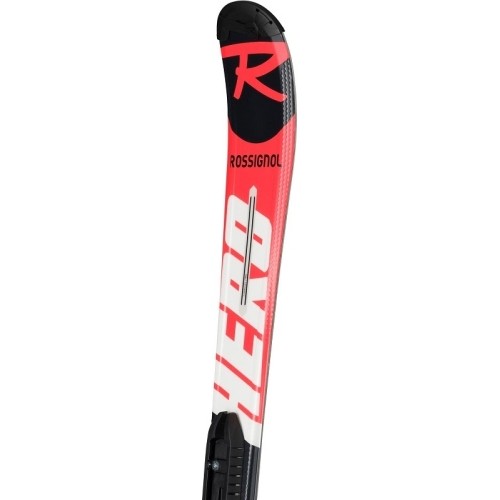 Narty zjazdowe Rossignol Hero JR 100-130 Kid-X + Kid 4 GW B76 czarne