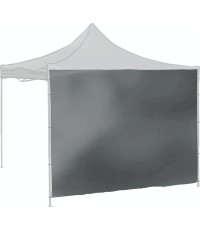 Ścianki boczne do namiotu imprezowego 2x3 m 210D szare wodoodporne