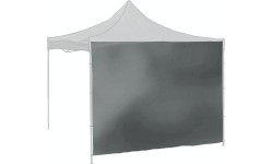 Ścianki boczne do namiotu imprezowego 2x3 m 210D szare wodoodporne