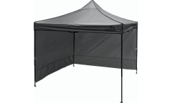 Ścianki boczne do namiotu imprezowego 2x3 m 210D szare wodoodporne