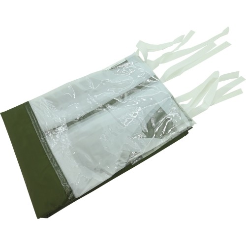 Ściany boczne do namiotu imprezowego WINDOW 2x3m 420D zielony WODOODPORNY