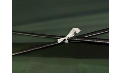 Ścianki boczne do pawilonu WINDOW 2x3 m 420D zielone wodoodporne