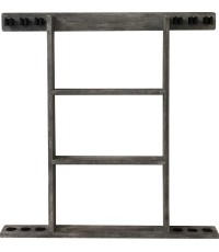 Szary stojak ścienny Buffalo na 6 kijów bilardowych