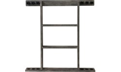 Szary stojak ścienny Buffalo na 6 kijów bilardowych