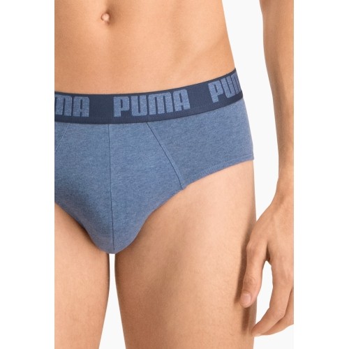 Bokserki męskie Puma Basic Brief Blue