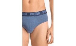 Bokserki męskie Puma Basic Brief Blue