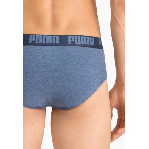 Bokserki męskie Puma Basic Brief Blue
