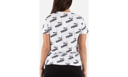 Puma Palaidinė Amplified Aop Tee White