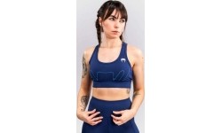 Oryginalny damski biustonosz sportowy Venum X Top Rank - granatowy