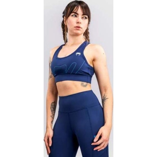 Oryginalny damski biustonosz sportowy Venum X Top Rank - granatowy