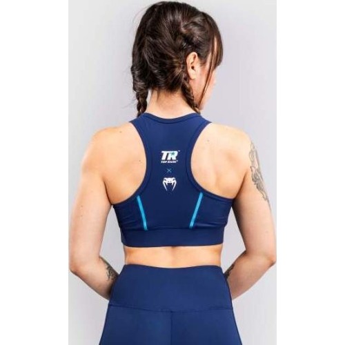 Oryginalny damski biustonosz sportowy Venum X Top Rank - granatowy