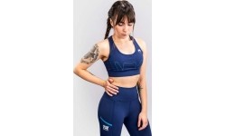 Oryginalny damski biustonosz sportowy Venum X Top Rank - granatowy