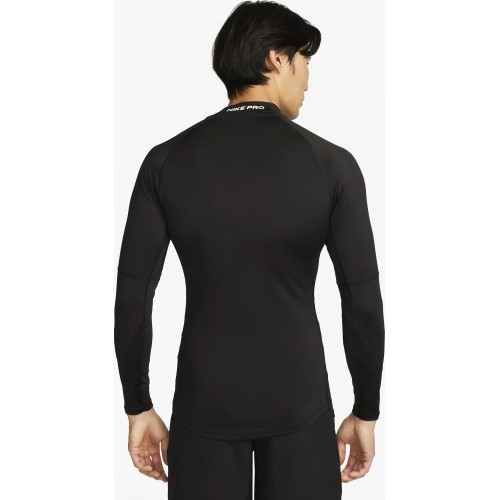 Nike Marškinėliai Vyrams M Np Df Tight Ls Mock Black FB7908 010