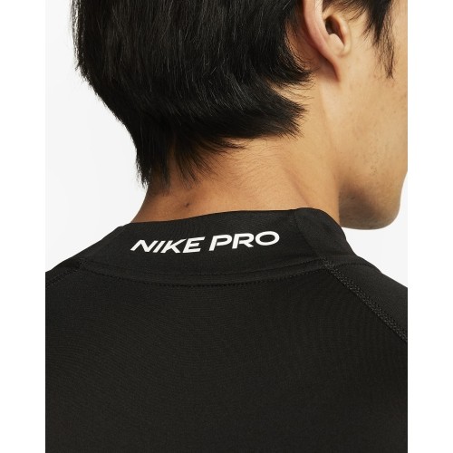 Nike Marškinėliai Vyrams M Np Df Tight Ls Mock Black FB7908 010