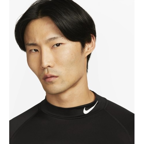 Nike Marškinėliai Vyrams M Np Df Tight Ls Mock Black FB7908 010
