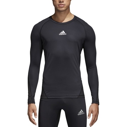 Adidas koszulka piłkarska Alphaskin Sport LS Black CW9486
