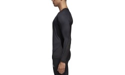 Adidas koszulka piłkarska Alphaskin Sport LS Black CW9486