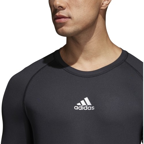 Adidas koszulka piłkarska Alphaskin Sport LS Black CW9486