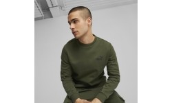 Bluza męska Puma Ess Small Logo Crew Fl Green 586683 31