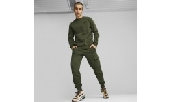 Bluza męska Puma Ess Small Logo Crew Fl Green 586683 31