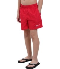 Nike szorty kąpielowe dla młodzieży Nk B Ess 4'' Volley Short Red NESSB866 614