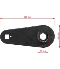 Osłona łańcucha DY-C20 PVC 12"