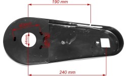 Osłona łańcucha DY-C20 PVC 12"