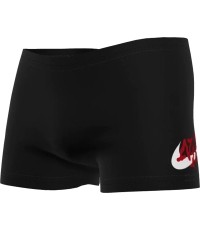 Szorty kąpielowe Nike Scribble Square Leg dla młodzieży, czarne NESSE041 001