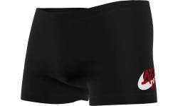 Szorty kąpielowe Nike Scribble Square Leg dla młodzieży, czarne NESSE041 001