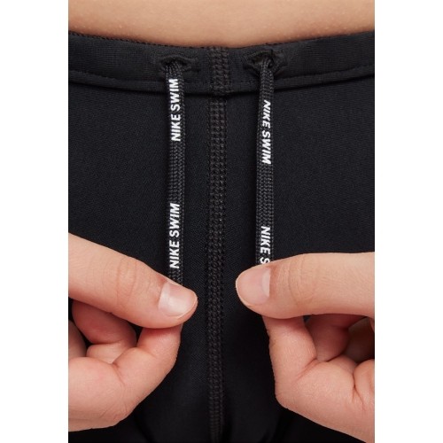 Szorty kąpielowe Nike Scribble Square Leg dla młodzieży, czarne NESSE041 001