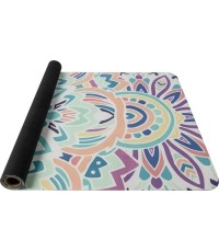 Yate Mata do jogi, kauczuk naturalny, 1 mm, różowo-niebieska